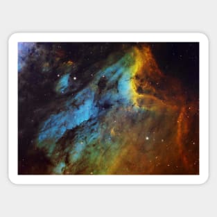 Pelican Nebula (IC 5070) in the constellation of Cygnus Sticker